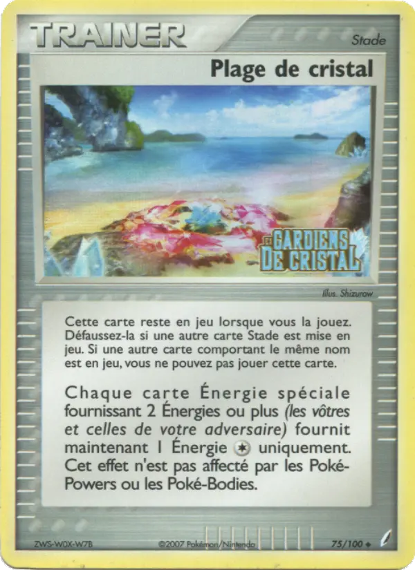 Plage de cristal