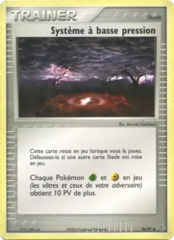 Système à basse pression