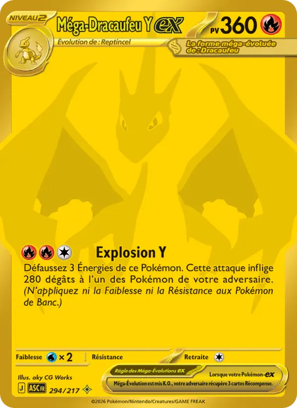 Méga-Dracaufeu Y-ex
