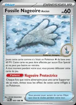 Fossile Nageoire Ancien