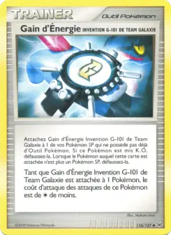 Gain d'Énergie Invention G-101 de Team Galaxie