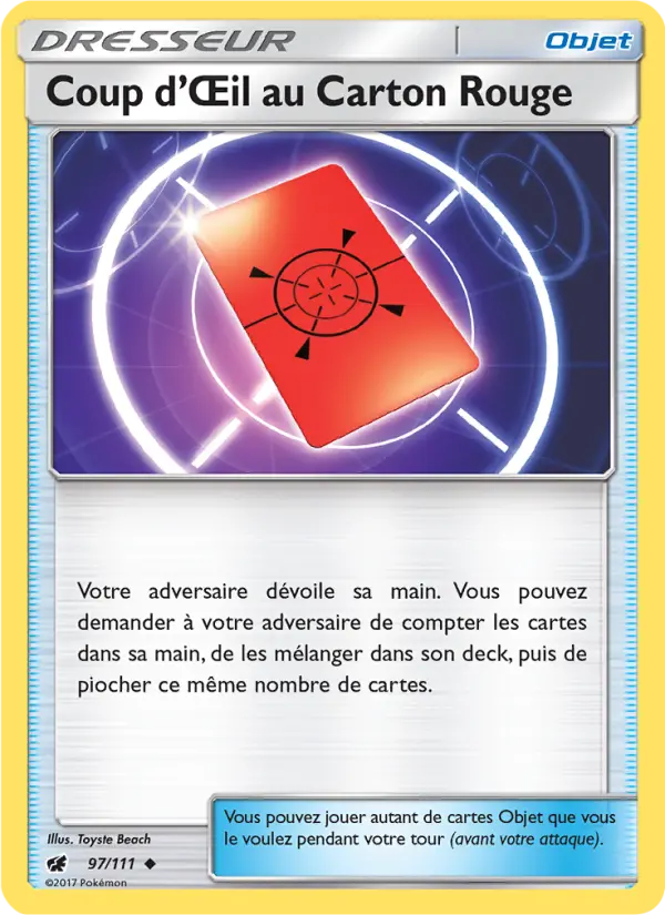 Coup d’Œil au Carton Rouge