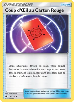 Coup d’Œil au Carton Rouge