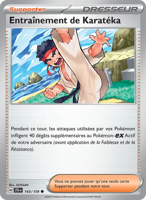 Entraînement de Karatéka