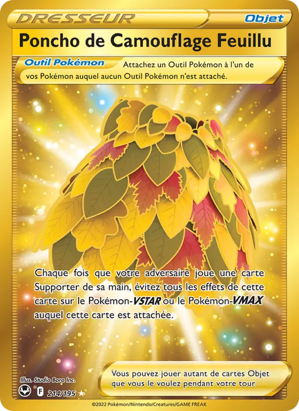 Poncho de Camouflage Feuillu