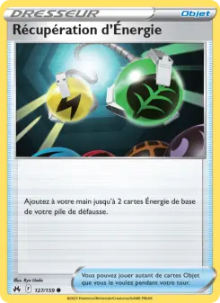 Récupération d'Énergie