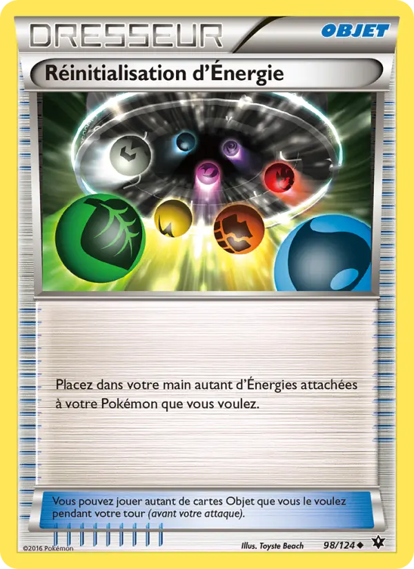 Réinitialisation d'Énergie